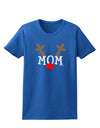 Matching Family Christmas Design - Reindeer - Mom Womens Dark T-Shirt by TooLoud-Womens T-Shirt-TooLoud-Royal-Blue-X-Small-Davson Sales