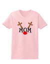 Matching Family Christmas Design - Reindeer - Mom Womens T-Shirt by TooLoud-Womens T-Shirt-TooLoud-PalePink-X-Small-Davson Sales