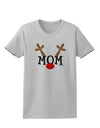 Matching Family Christmas Design - Reindeer - Mom Womens T-Shirt by TooLoud-Womens T-Shirt-TooLoud-AshGray-X-Small-Davson Sales