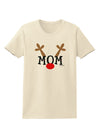 Matching Family Christmas Design - Reindeer - Mom Womens T-Shirt by TooLoud-Womens T-Shirt-TooLoud-Natural-X-Small-Davson Sales