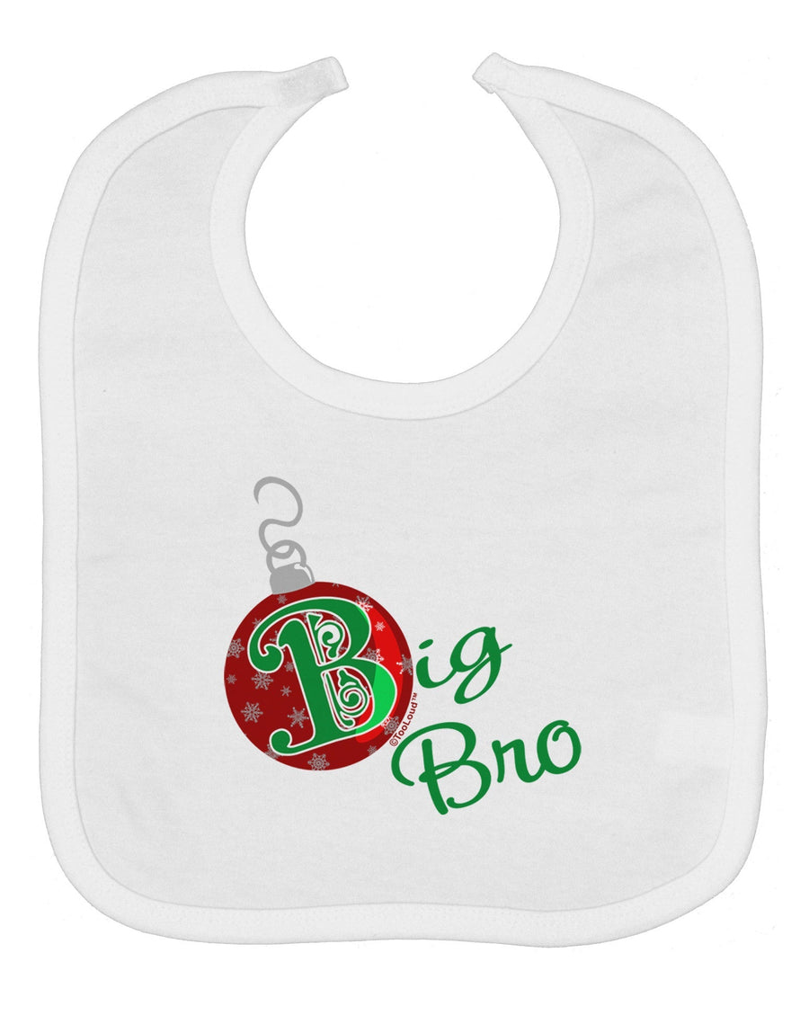 Matching Family Ornament Big Bro Baby Bib