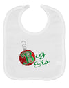 Matching Family Ornament Big Sis Baby Bib