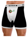 Matching Family Ornament Dad Mens Boxer Brief Underwear-Ornament-NDS Wear-Black-with-White-Small-NDS WEAR