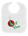 Matching Family Ornament Lil Bro Baby Bib