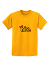 Matching His and Hers Design - His - Red Bow Childrens T-Shirt by TooLoud-Childrens T-Shirt-TooLoud-Gold-X-Small-Davson Sales