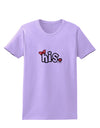 Matching His and Hers Design - His - Red Bow Womens T-Shirt by TooLoud-Womens T-Shirt-TooLoud-Lavender-X-Small-Davson Sales