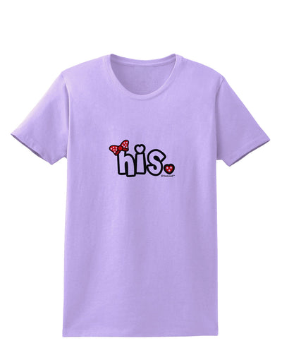 Matching His and Hers Design - His - Red Bow Womens T-Shirt by TooLoud-Womens T-Shirt-TooLoud-Lavender-X-Small-Davson Sales