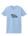 Matching His and Hers Design - His - Red Bow Womens T-Shirt by TooLoud-Womens T-Shirt-TooLoud-Light-Blue-X-Small-Davson Sales