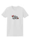 Matching His and Hers Design - His - Red Bow Womens T-Shirt by TooLoud-Womens T-Shirt-TooLoud-White-X-Small-Davson Sales