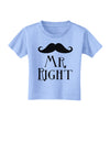 Matching Husband and Wife Designs - Mr Right Toddler T-Shirt-Toddler T-Shirt-TooLoud-Aquatic-Blue-2T-Davson Sales