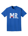 Matching Mr and Mrs Design - Mr Bow Tie Adult Dark T-Shirt by TooLoud-Mens T-Shirt-TooLoud-Royal-Blue-Small-Davson Sales