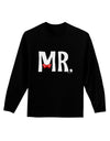 Matching Mr and Mrs Design - Mr Bow Tie Adult Long Sleeve Dark T-Shirt by TooLoud-TooLoud-Black-Small-Davson Sales