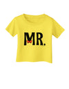 Matching Mr and Mrs Design - Mr Bow Tie Infant T-Shirt by TooLoud-Infant T-Shirt-TooLoud-Yellow-06-Months-Davson Sales