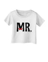 Matching Mr and Mrs Design - Mr Bow Tie Infant T-Shirt by TooLoud-Infant T-Shirt-TooLoud-White-06-Months-Davson Sales