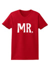 Matching Mr and Mrs Design - Mr Bow Tie Womens Dark T-Shirt by TooLoud-Womens T-Shirt-TooLoud-Red-X-Small-Davson Sales