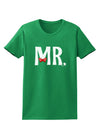 Matching Mr and Mrs Design - Mr Bow Tie Womens Dark T-Shirt by TooLoud-Womens T-Shirt-TooLoud-Kelly-Green-X-Small-Davson Sales