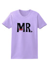 Matching Mr and Mrs Design - Mr Bow Tie Womens T-Shirt by TooLoud-Womens T-Shirt-TooLoud-Lavender-X-Small-Davson Sales