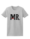 Matching Mr and Mrs Design - Mr Bow Tie Womens T-Shirt by TooLoud-Womens T-Shirt-TooLoud-AshGray-X-Small-Davson Sales