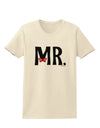 Matching Mr and Mrs Design - Mr Bow Tie Womens T-Shirt by TooLoud-Womens T-Shirt-TooLoud-Natural-X-Small-Davson Sales