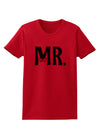 Matching Mr and Mrs Design - Mr Bow Tie Womens T-Shirt by TooLoud-Womens T-Shirt-TooLoud-Red-X-Small-Davson Sales