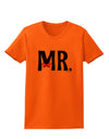 Matching Mr and Mrs Design - Mr Bow Tie Womens T-Shirt by TooLoud-Womens T-Shirt-TooLoud-Orange-X-Small-Davson Sales