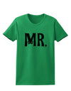 Matching Mr and Mrs Design - Mr Bow Tie Womens T-Shirt by TooLoud-Womens T-Shirt-TooLoud-Kelly-Green-X-Small-Davson Sales