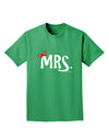 Matching Mr and Mrs Design - Mrs Bow Adult Dark T-Shirt by TooLoud-Mens T-Shirt-TooLoud-Kelly-Green-Small-Davson Sales