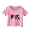 Matching Mr and Mrs Design - Mrs Bow Infant T-Shirt by TooLoud-Infant T-Shirt-TooLoud-Candy-Pink-06-Months-Davson Sales