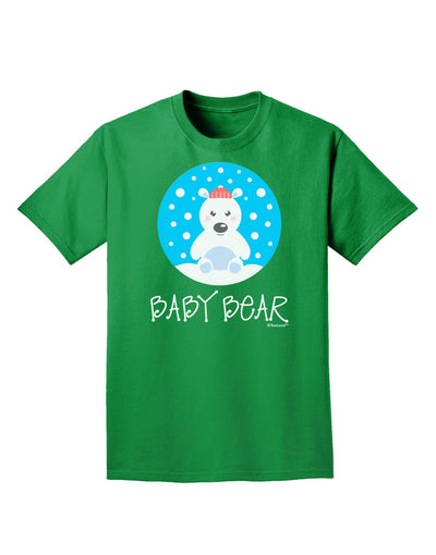 Matching Polar Bear Family - Baby Bear Adult Dark T-Shirt by TooLoud-Mens T-Shirt-TooLoud-Kelly-Green-Small-Davson Sales