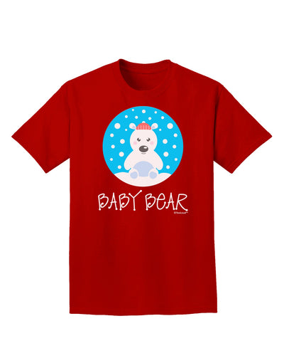 Matching Polar Bear Family - Baby Bear Adult Dark T-Shirt by TooLoud-Mens T-Shirt-TooLoud-Red-Small-Davson Sales