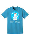 Matching Polar Bear Family - Baby Bear Adult Dark T-Shirt by TooLoud-Mens T-Shirt-TooLoud-Turquoise-Small-Davson Sales