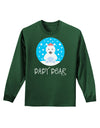 Matching Polar Bear Family - Baby Bear Adult Long Sleeve Dark T-Shirt by TooLoud-TooLoud-Dark-Green-Small-Davson Sales