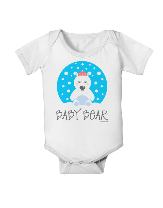 Matching Polar Bear Family - Baby Bear Baby Romper Bodysuit by TooLoud-Baby Romper-TooLoud-White-06-Months-Davson Sales