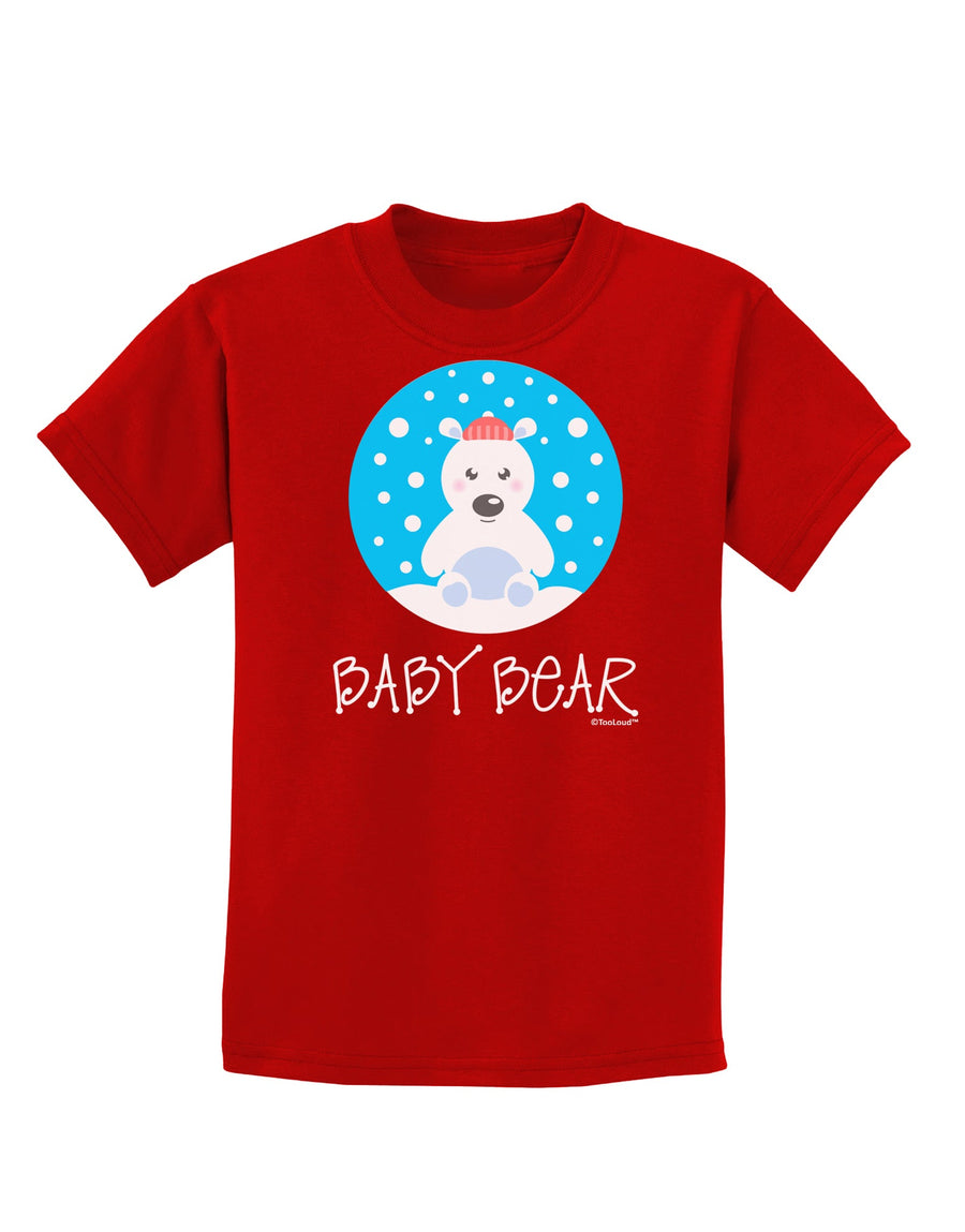 Matching Polar Bear Family - Baby Bear Childrens Dark T-Shirt by TooLoud-Childrens T-Shirt-TooLoud-Black-X-Small-Davson Sales