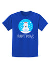 Matching Polar Bear Family - Baby Bear Childrens Dark T-Shirt by TooLoud-Childrens T-Shirt-TooLoud-Royal-Blue-X-Small-Davson Sales