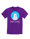 Matching Polar Bear Family - Baby Bear Childrens Dark T-Shirt by TooLoud-Childrens T-Shirt-TooLoud-Purple-X-Small-Davson Sales