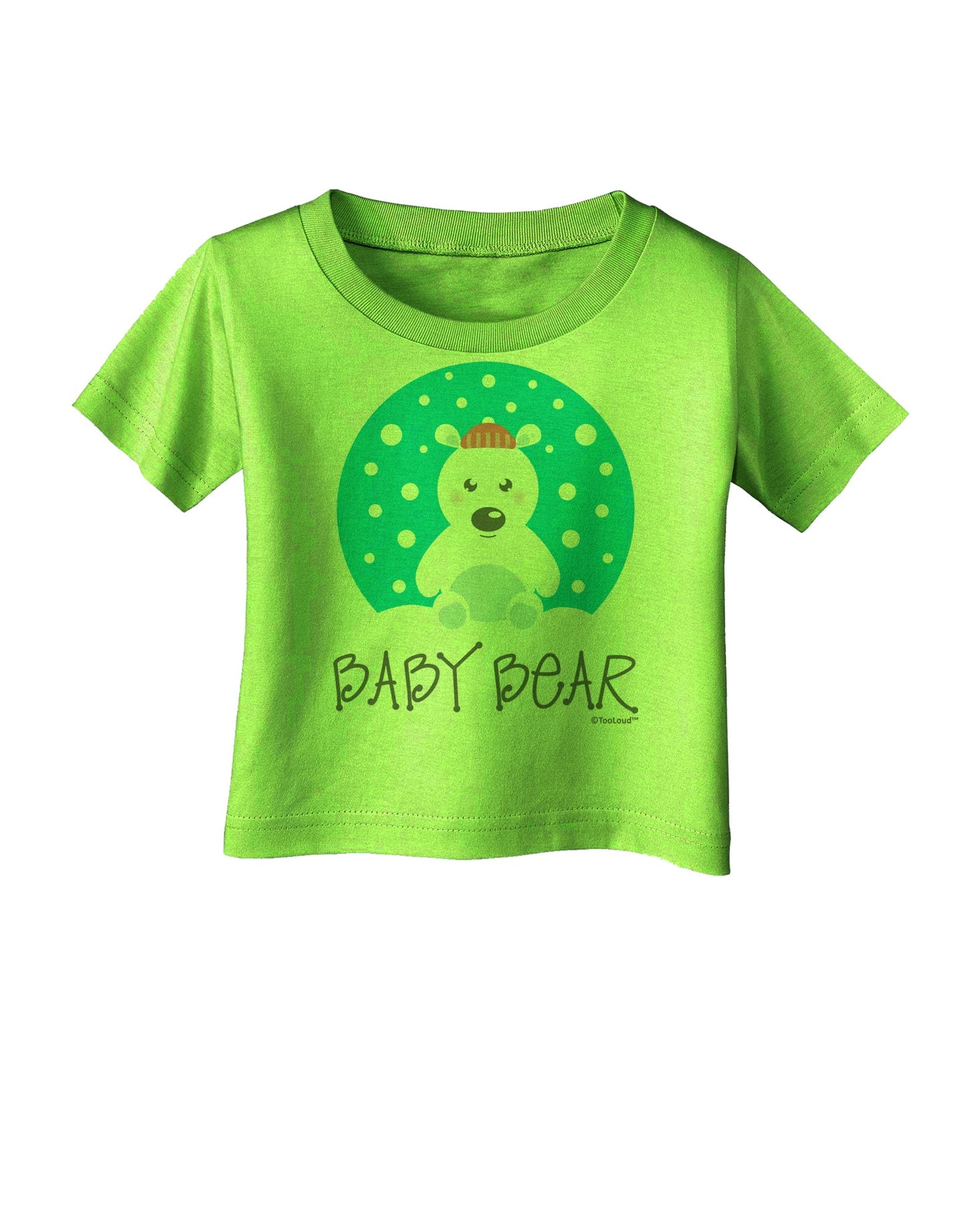 Matching Polar Bear Family - Baby Bear Infant T-Shirt by TooLoud-Infant T-Shirt-TooLoud-Lime-Green-06-Months-Davson Sales