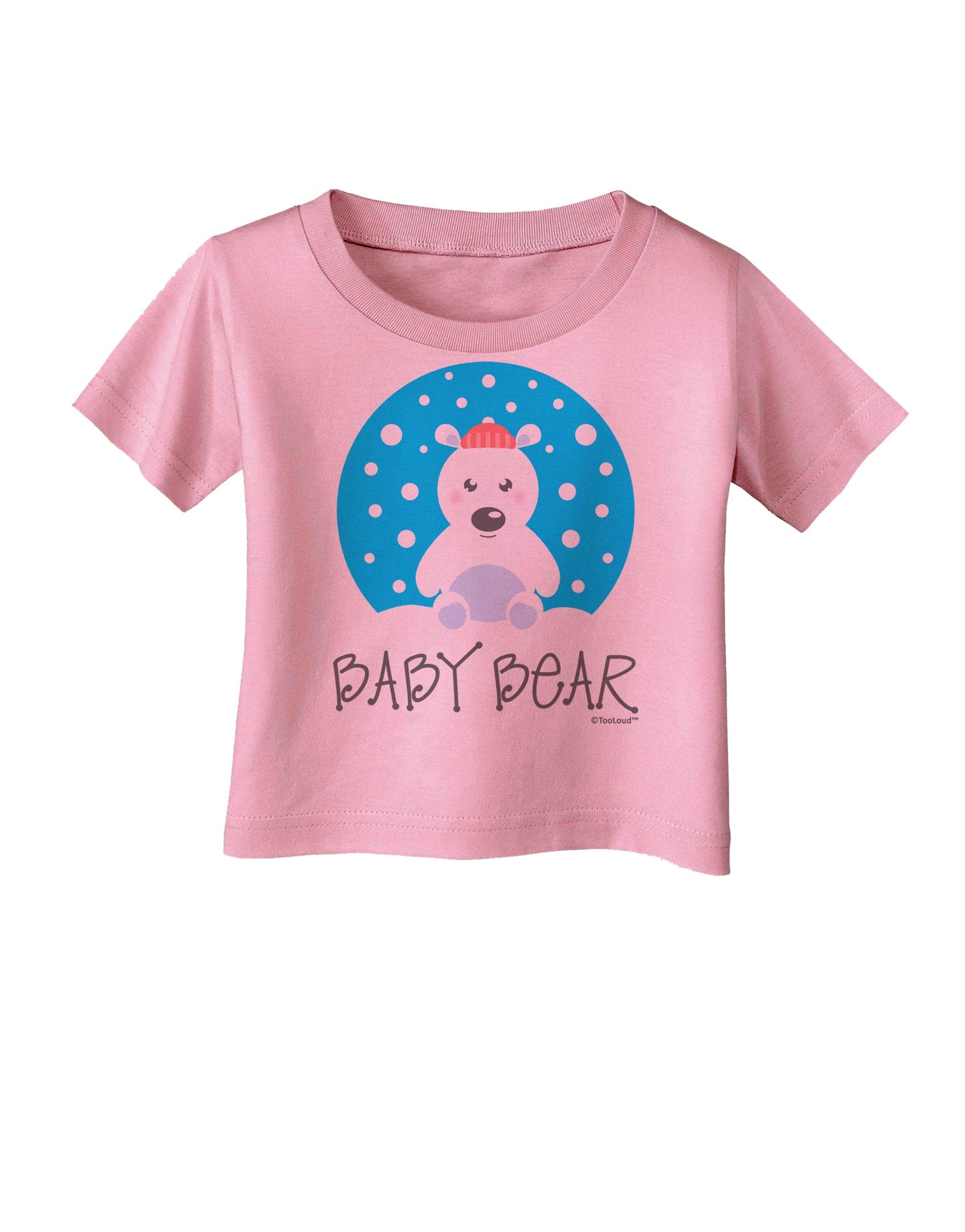 Matching Polar Bear Family - Baby Bear Infant T-Shirt by TooLoud-Infant T-Shirt-TooLoud-Candy-Pink-06-Months-Davson Sales