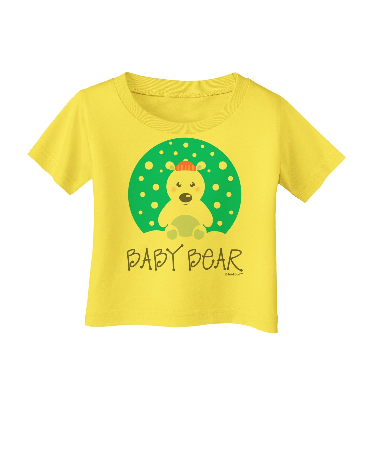 Matching Polar Bear Family - Baby Bear Infant T-Shirt by TooLoud-Infant T-Shirt-TooLoud-Yellow-06-Months-Davson Sales