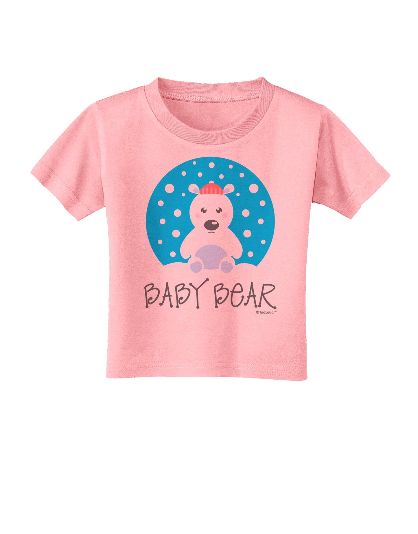 Matching Polar Bear Family - Baby Bear Toddler T-Shirt by TooLoud-Toddler T-Shirt-TooLoud-Candy-Pink-2T-Davson Sales