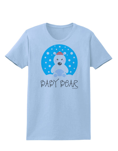 Matching Polar Bear Family - Baby Bear Womens T-Shirt by TooLoud-Womens T-Shirt-TooLoud-Light-Blue-X-Small-Davson Sales