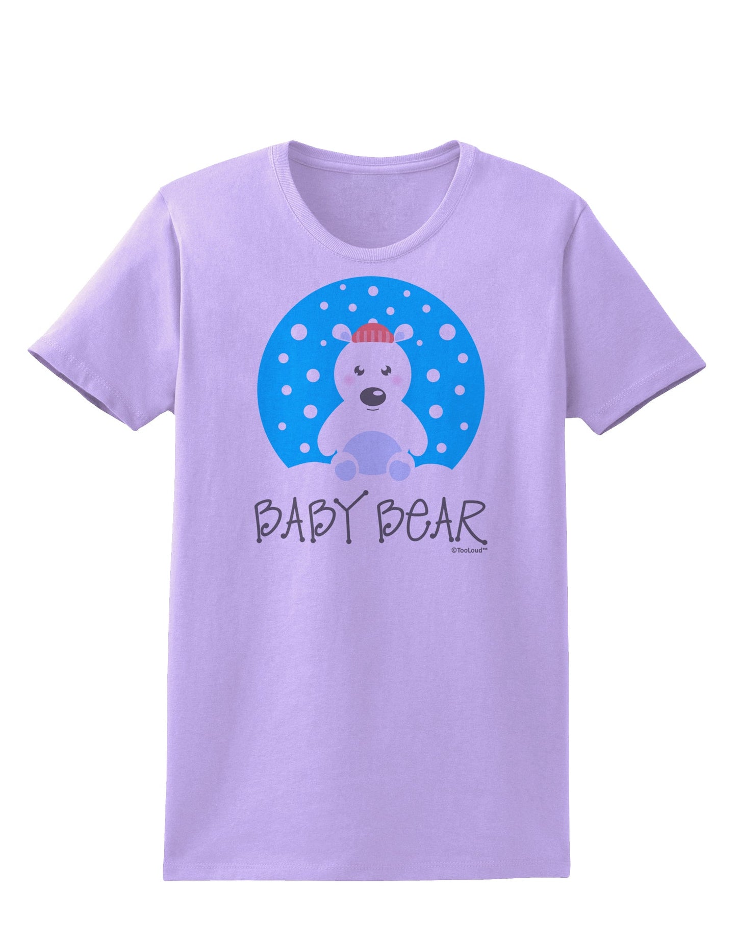 Matching Polar Bear Family - Baby Bear Womens T-Shirt by TooLoud-Womens T-Shirt-TooLoud-Lavender-X-Small-Davson Sales