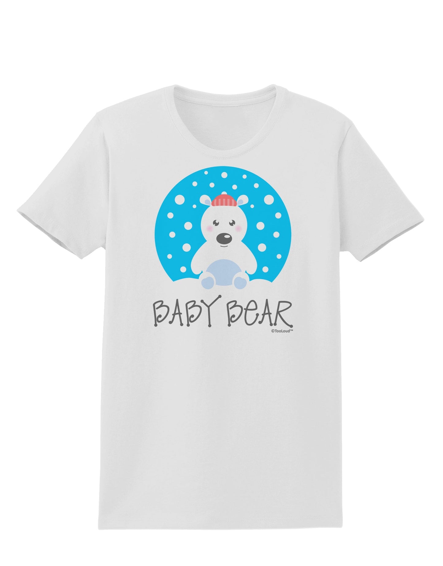 Matching Polar Bear Family - Baby Bear Womens T-Shirt by TooLoud-Womens T-Shirt-TooLoud-White-X-Small-Davson Sales