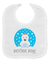 Matching Polar Bear Family - Brother Bear Baby Bib by TooLoud