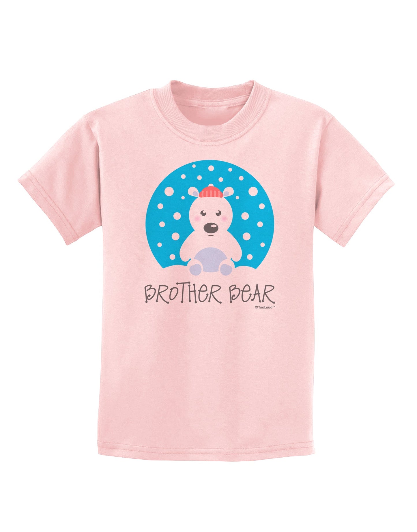 Matching Polar Bear Family - Brother Bear Childrens T-Shirt by TooLoud-Childrens T-Shirt-TooLoud-PalePink-X-Small-Davson Sales