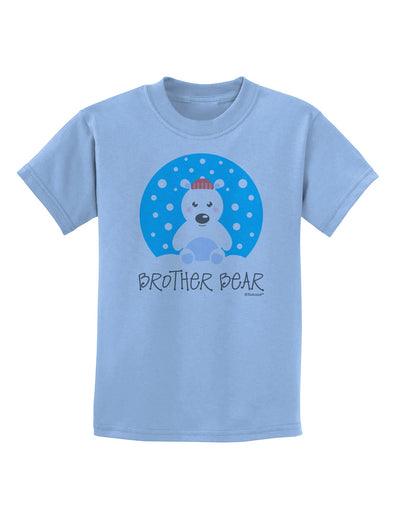 Matching Polar Bear Family - Brother Bear Childrens T-Shirt by TooLoud-Childrens T-Shirt-TooLoud-Light-Blue-X-Small-Davson Sales