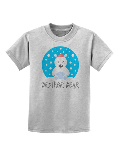 Matching Polar Bear Family - Brother Bear Childrens T-Shirt by TooLoud-Childrens T-Shirt-TooLoud-AshGray-X-Small-Davson Sales