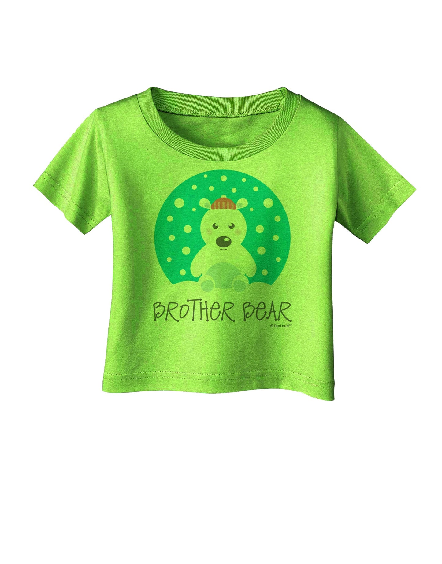 Matching Polar Bear Family - Brother Bear Infant T-Shirt by TooLoud-Infant T-Shirt-TooLoud-Lime-Green-06-Months-Davson Sales