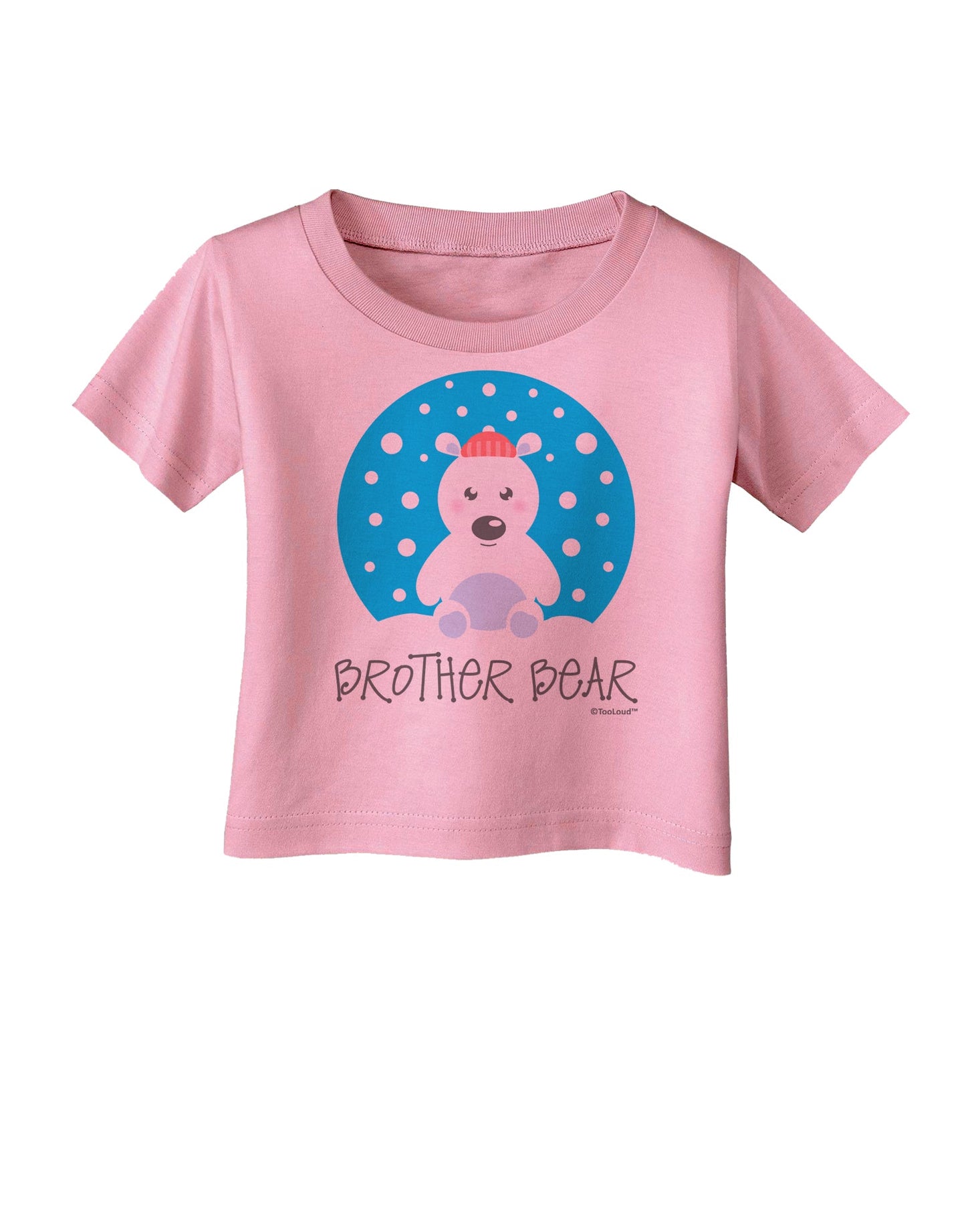 Matching Polar Bear Family - Brother Bear Infant T-Shirt by TooLoud-Infant T-Shirt-TooLoud-Candy-Pink-06-Months-Davson Sales