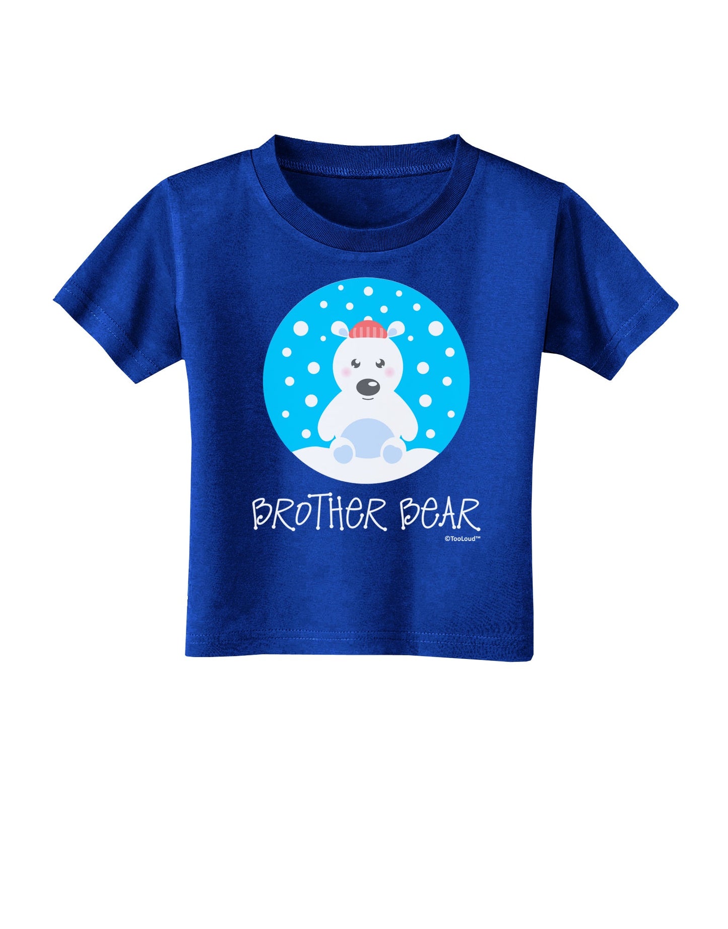 Matching Polar Bear Family - Brother Bear Toddler T-Shirt Dark by TooLoud-Toddler T-Shirt-TooLoud-Red-2T-Davson Sales